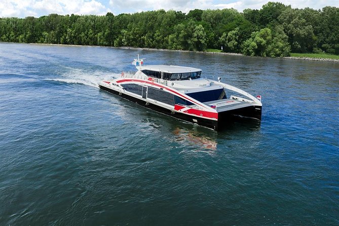 Bratislava Day Trip from Vienna With Catamaran Cruise on Danube - The Danube catamaran back to Vienna