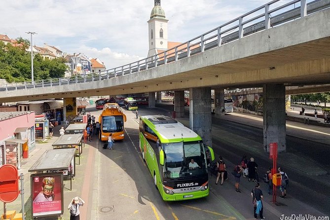 Bratislava Small-Group Day Trip from Vienna with Walk & Lunch - Free time from lunch until the 6:08 pm bus