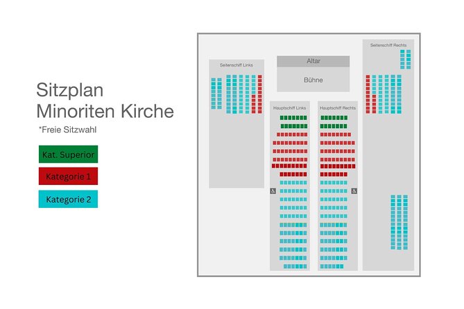 Classical Concerts in the Minorite Church - Tickets Vienna - What you may hear during the one-hour program