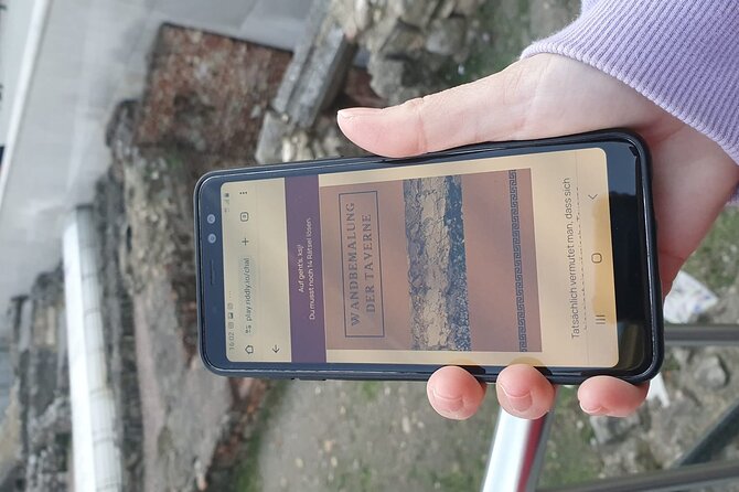 Digital puzzle tour with Marcus Aurelius' order - Weather, stairs, and practical comfort