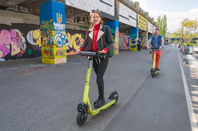 E-Scooter Tour through amazing Vienna! - Donaukanal: riding beside the water
