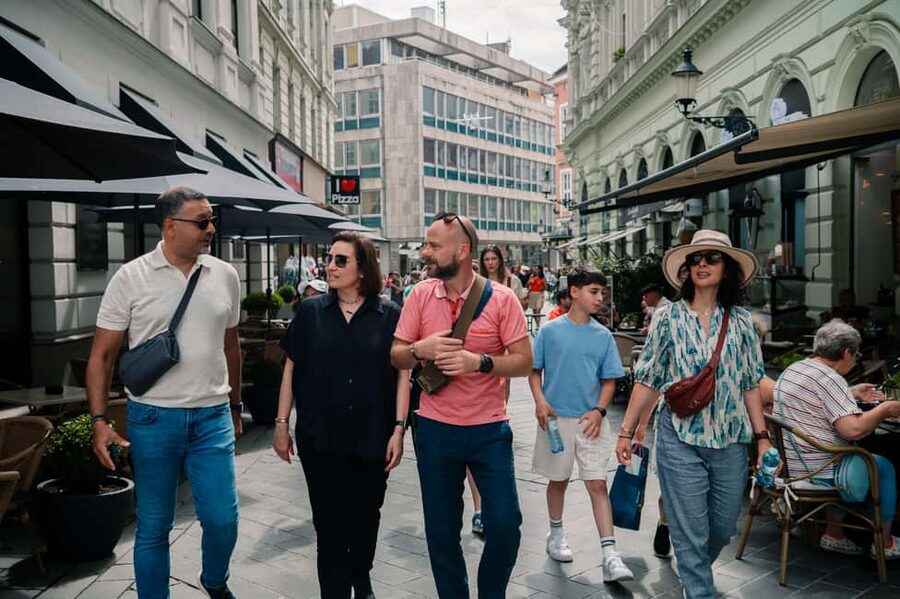 From Vienna: Bratislava City Tour with Food Options - Arriving under the UFO bridge