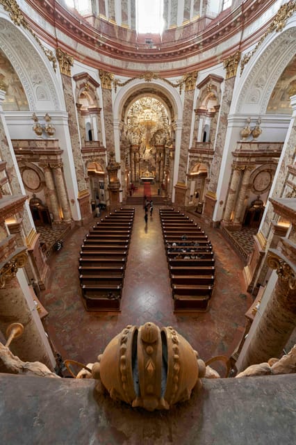 Karlskirche Entry Ticket with Panoramic Terrace Access - What you find in the treasury and church model