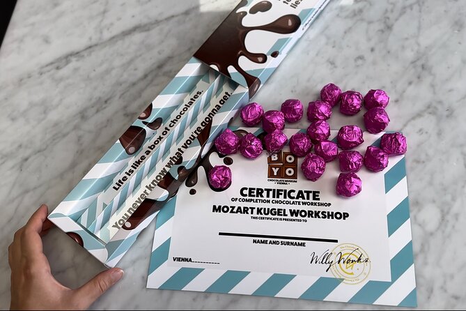 Mozart Kugel Workshop in Chocolate Museum Vienna "BO-YO" - Key details at a glance