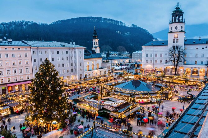 Private Christmas Market Tour to Hallstatt & Salzburg from Vienna - Salzburg: Mozart, Fortress Views, and Christmas Streets