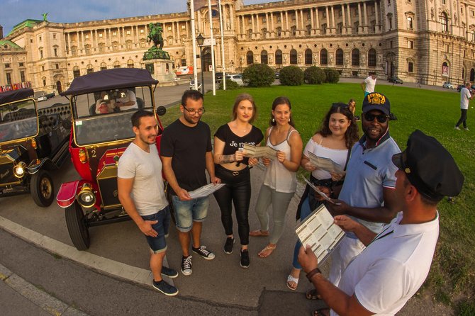 Sightseeing Tour With Oldtimer Cabrio Car (80 min) - Naschmarkt and Urania: a change of mood