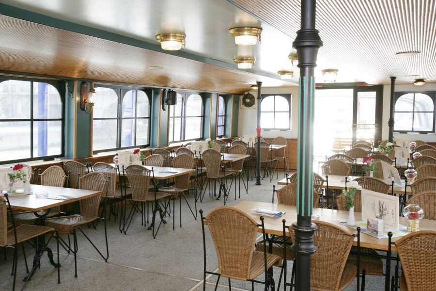Vienna: 3.5-Hour Grand Danube River Cruise - The Freudenau lock and the working Danube