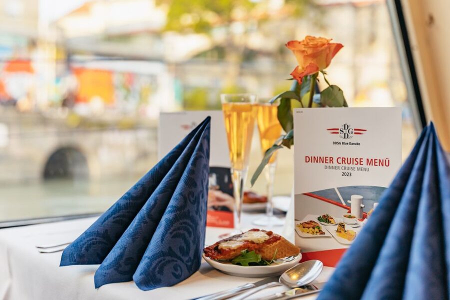 Vienna: 3-Course Evening Dinner Cruise - The views: pleasant, but not Vienna’s postcard riverfront