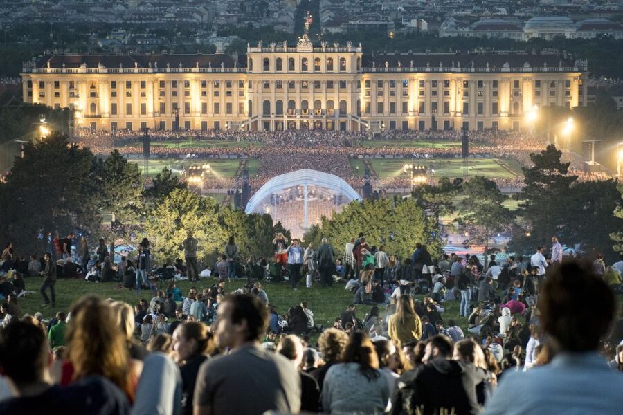 Vienna: Big Bus City Highlights Night Tour with Live Guide - Meeting at the Vienna State Opera