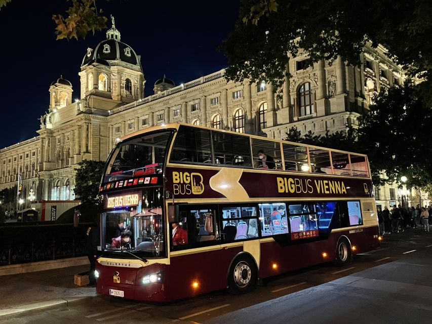 Vienna: Big Bus City Highlights Night Tour with Live Guide - Is $40 a sensible price?