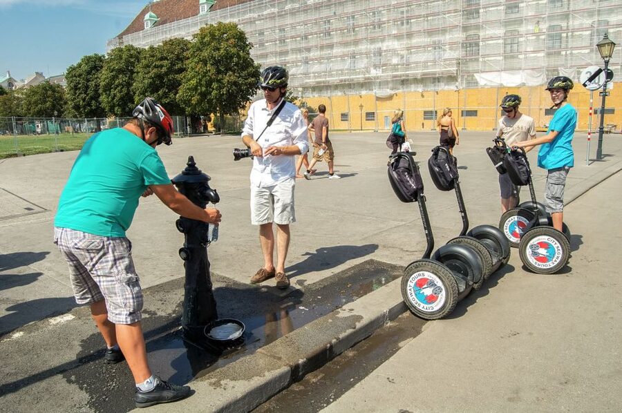 Vienna City Segway Tour - The State Opera and a possible Danube stretch