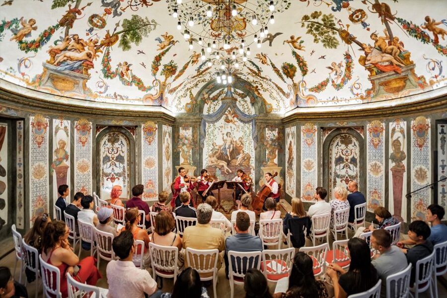 Vienna: Classical Concert at Mozart's First House - The Sala Terrena: frescoes before the first note