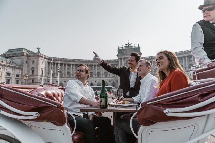 Vienna: Culinary Horse-Drawn Carriage Experience - Starting at the Albertina on Augustinerstraße