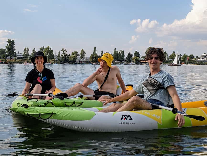 Vienna: Guided Kayaking Tour - What the three-hour pace feels like