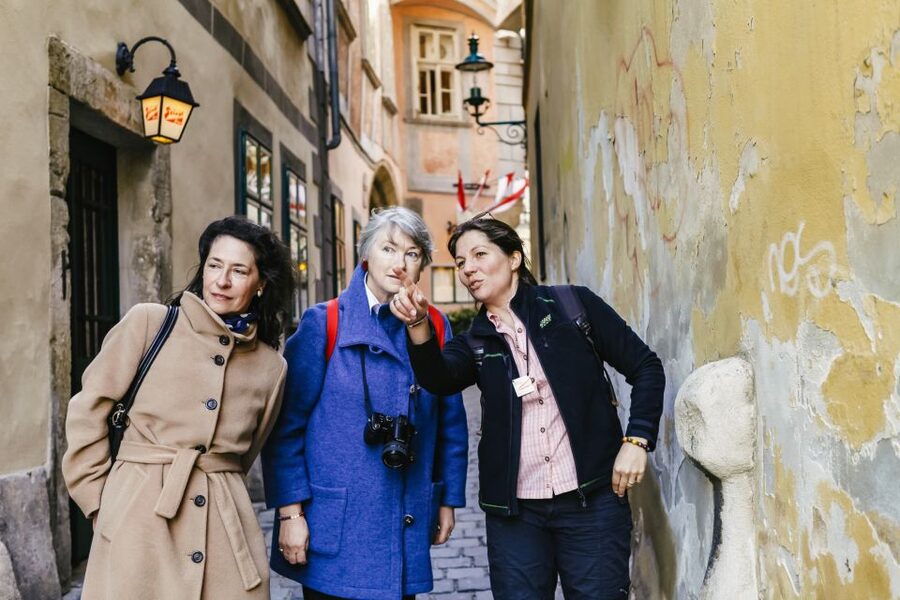 Vienna: Guided Walking Tour of City Center Highlights - A turn into Blutgasse and the value of the less obvious street