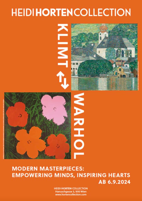 Vienna: Heidi Horten Collection Museum Entry Ticket - KLIMT ⇄ WARHOL and its long list of names