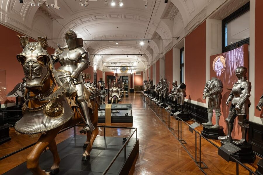 Vienna: Imperial Treasury & New Hofburg Palace Combo Ticket - The Imperial Armoury: armor on horseback