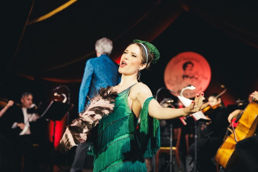 Vienna: Johann Strauss Dinner Show at the Prater - Dinner arrives between the musical highlights