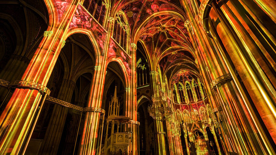 Vienna: Light of Creation Votive Church Immersive Light Show - Why the music matters as much as the projections