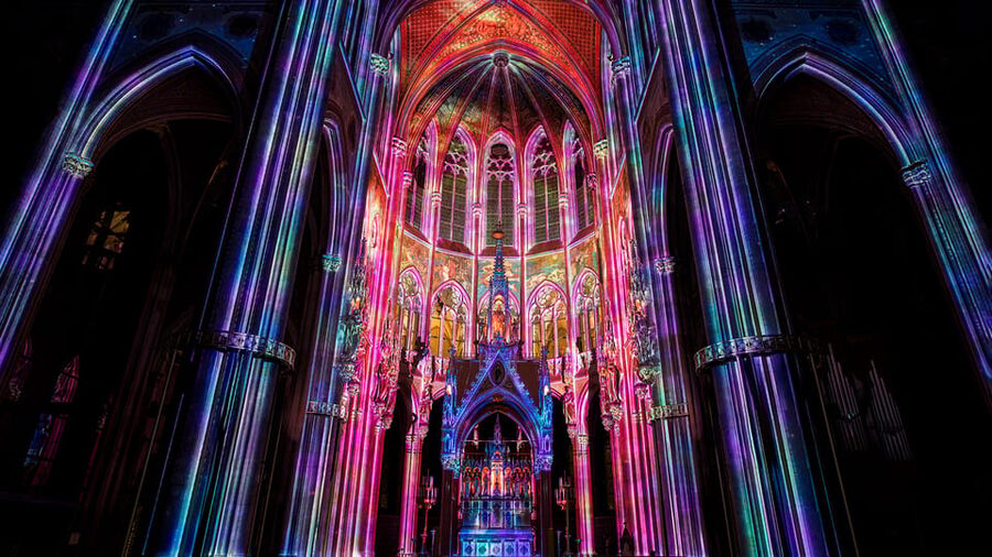 Vienna: Light of Creation Votive Church Immersive Light Show - Accessibility, children, and the house rules