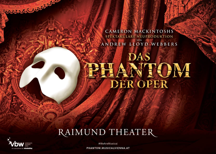 Vienna: Musical Tickets THE PHANTOM OF THE OPERA - Key points to know before booking