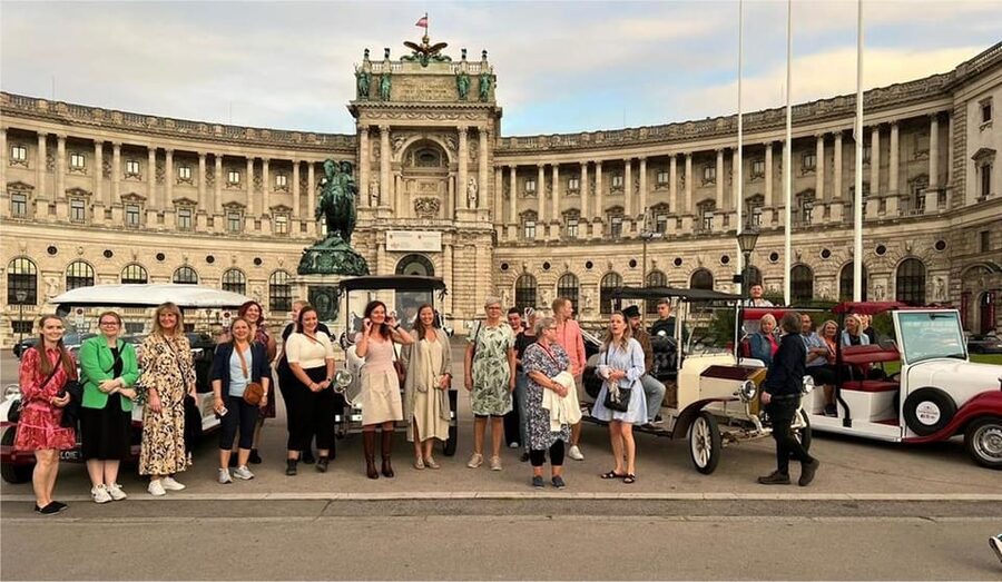 Vienna: Old Town Sightseeing Tour in a Vintage-Style E-Car - Belvedere Palace and Vienna’s artistic side