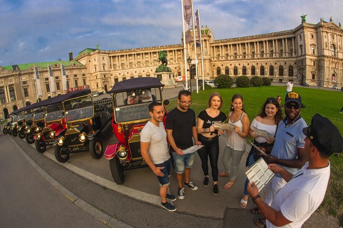 Vienna Oldtimer Tour (60 min) Incl. bottle of Prosecco - National Library, Café Mozart, and the State Opera