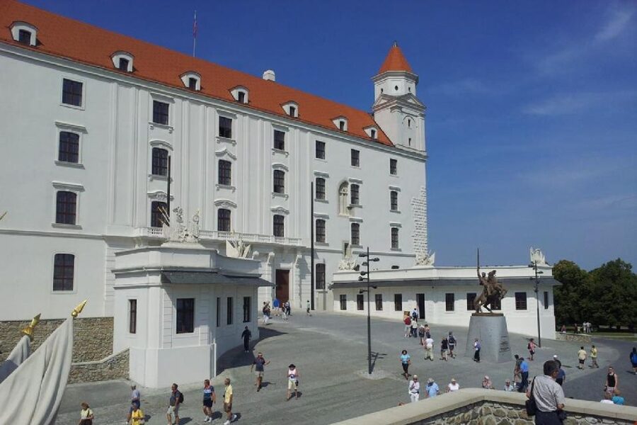 Vienna: Private Day Trip to Bratislava with Hotel Transfers - Bratislava Castle and the city from above