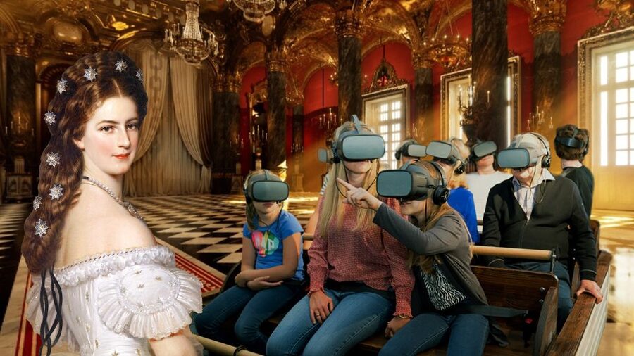 Vienna: "Sisi's Amazing Journey" Virtual Reality Experience - The boat simulator and the route to Linz