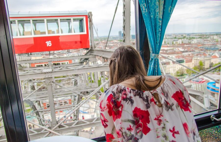 Vienna: Skip-the-cashier-desk-line Giant Ferris Wheel Ride - What you can see from almost 65 meters