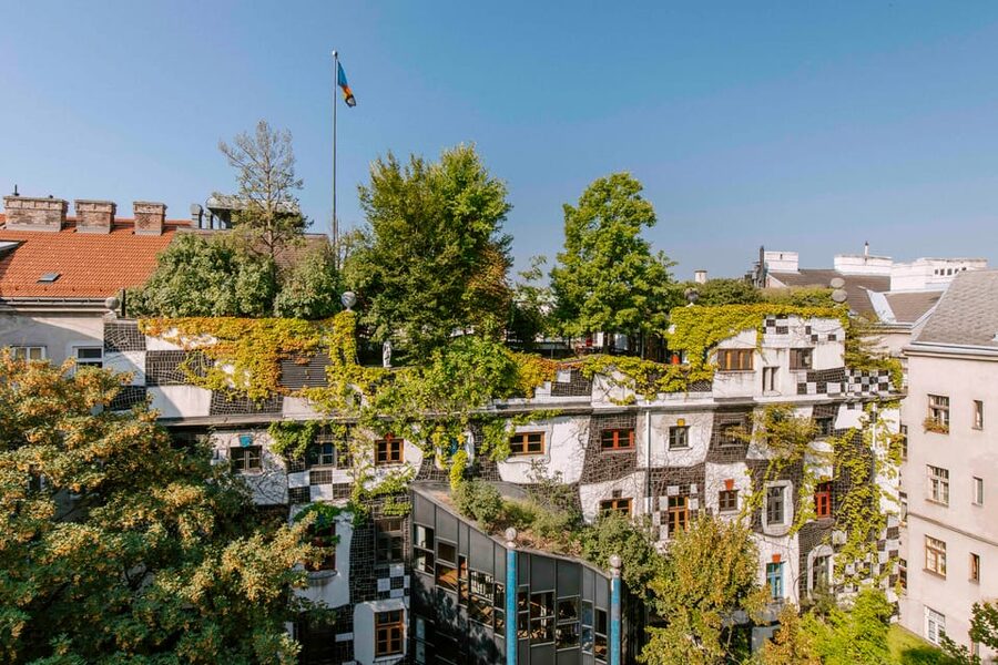 Vienna: Tickets for Kunst Haus Wien: Museum Hundertwasser - Café Friedlich and the green courtyard